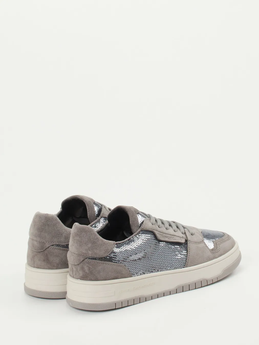 Kennel & Schmenger – Sneaker aus Veloursleder und Metallic-Kennel u0026 Schmenger