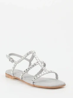 Kennel & Schmenger – Zehensandale aus Metallicleder-Kennel u0026 Schmenger Outlet