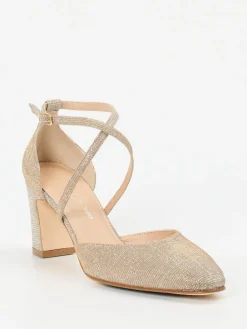 – Abendsandaletten aus Metallicleder-Konstantin Starke Best