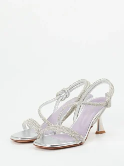 – Abendsandale aus Metallicleder-Konstantin Starke Discount