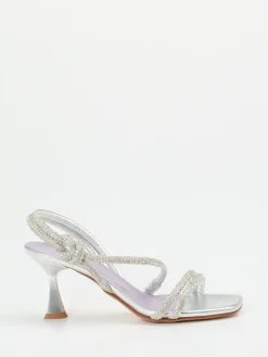 – Abendsandale aus Metallicleder-Konstantin Starke Discount