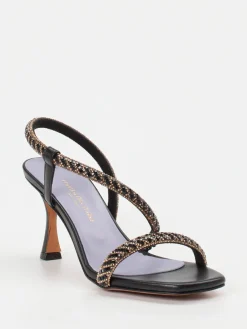 – Abendsandale aus Metallicleder-Konstantin Starke Hot