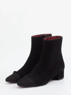 – Ankle Boots aus Veloursleder-Konstantin Starke New