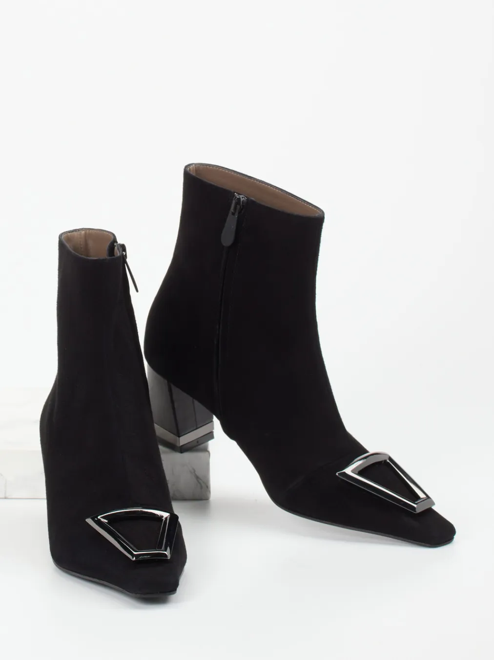 – Ankle Boots aus Veloursleder-Konstantin Starke Outlet