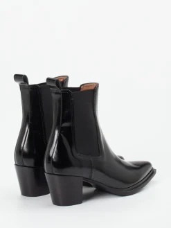 – Chelsea Boots aus Hochglanzleder-Konstantin Starke Clearance