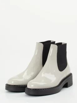 – Chelsea Boots aus Lackleder creme-Konstantin Starke Outlet
