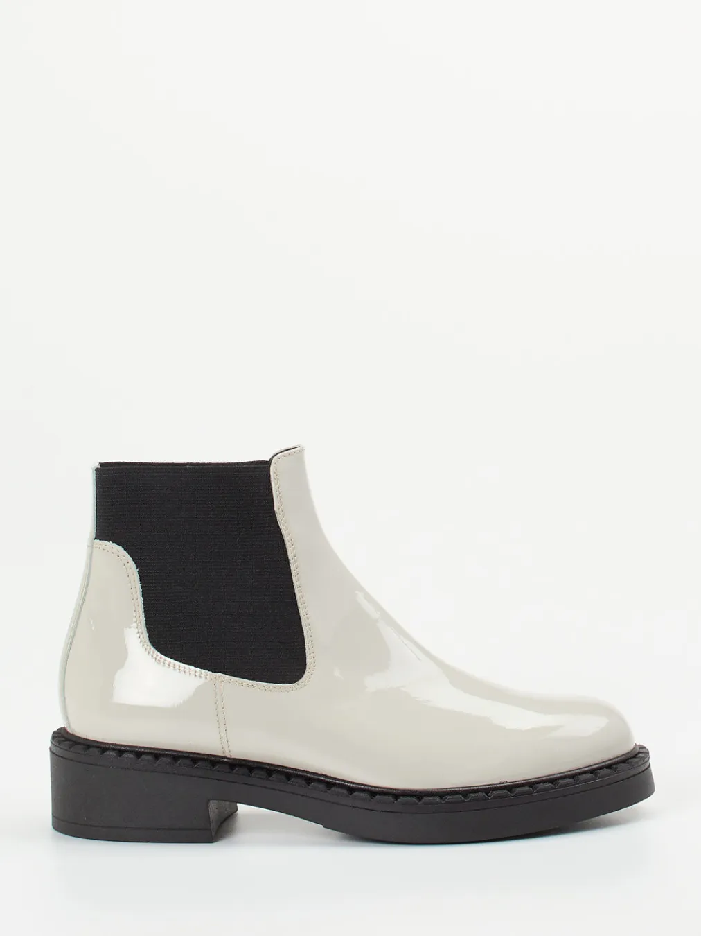 – Chelsea Boots aus Lackleder creme-Konstantin Starke Outlet