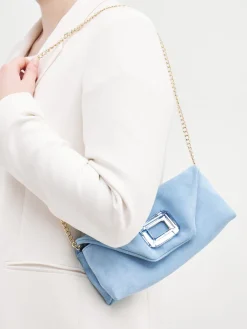 – Clutch aus Veloursleder Himmel-Konstantin Starke Clearance