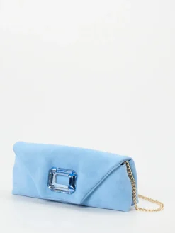 – Clutch aus Veloursleder Himmel-Konstantin Starke Clearance