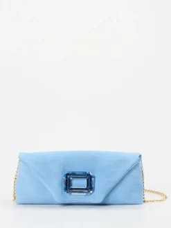 – Clutch aus Veloursleder Himmel-Konstantin Starke Clearance