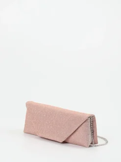 – Clutch aus Textil in Rosé mit Glitzer-Konstantin Starke