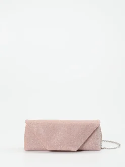 – Clutch aus Textil in Rosé mit Glitzer-Konstantin Starke
