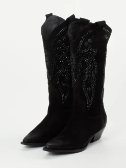 – Cowboyboots aus Veloursleder-Konstantin Starke Sale