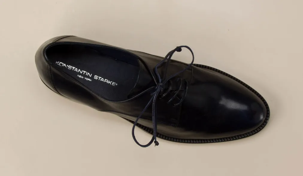 – Derby-Schuhe aus Lammleder Dunkel-Konstantin Starke Best