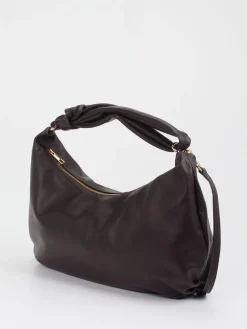 – Hobo Bag aus Lammleder Dunkel-Konstantin Starke Outlet