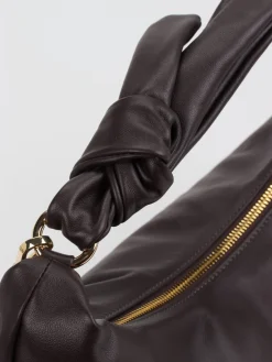 – Hobo Bag aus Lammleder Dunkel-Konstantin Starke Outlet