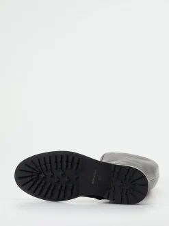 – Kniehohe Stiefel aus Kalbleder dunkel-Konstantin Starke Clearance