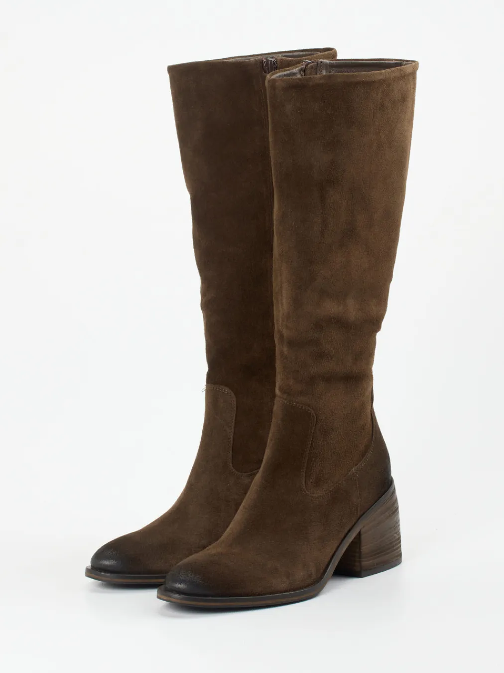 – Kniestiefel aus Veloursleder-Konstantin Starke Discount