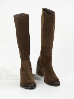 – Kniestiefel aus Veloursleder-Konstantin Starke Discount