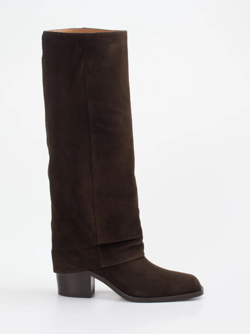 – Kniestiefel aus Veloursleder-Konstantin Starke Online