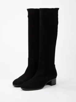 – Kniestiefel aus Veloursleder-Konstantin Starke Clearance