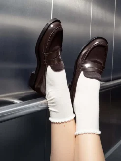 – Loafer aus Hochglanzleder Dunkel-Konstantin Starke