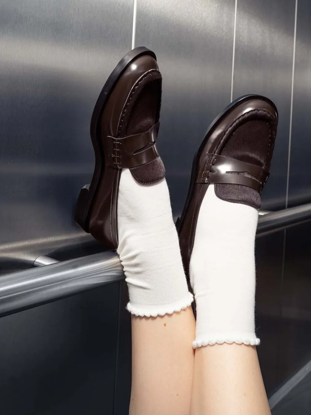 – Loafer aus Hochglanzleder Dunkel-Konstantin Starke