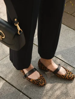 – Mary Janes aus Kalbleder mit Leoprint-Konstantin Starke Discount