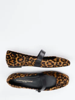 – Mary Janes aus Kalbleder mit Leoprint-Konstantin Starke Discount