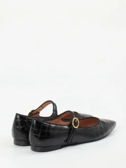 – Mary Janes aus geprägtem Leder-Konstantin Starke Clearance