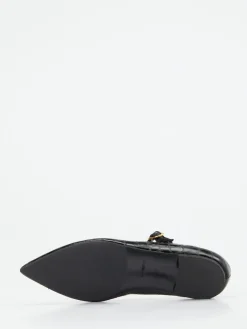 – Mary Janes aus geprägtem Leder-Konstantin Starke Clearance