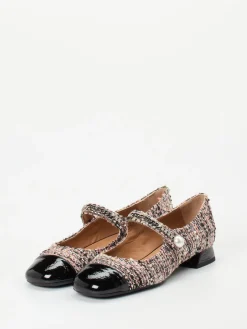 – Mary Janes aus Bouclé mit Lackdetail-Konstantin Starke Sale