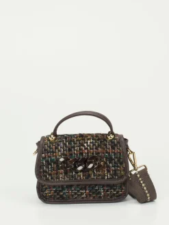 – Mini-Bag aus Textil Dunkel-Konstantin Starke Outlet