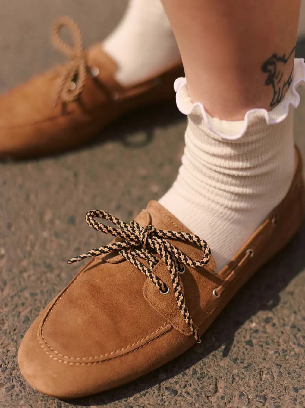 – Mokassin aus Veloursleder Sand-Konstantin Starke Outlet