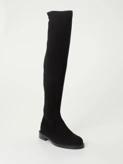 – Overknee-Stiefel aus Veloursleder-Konstantin Starke