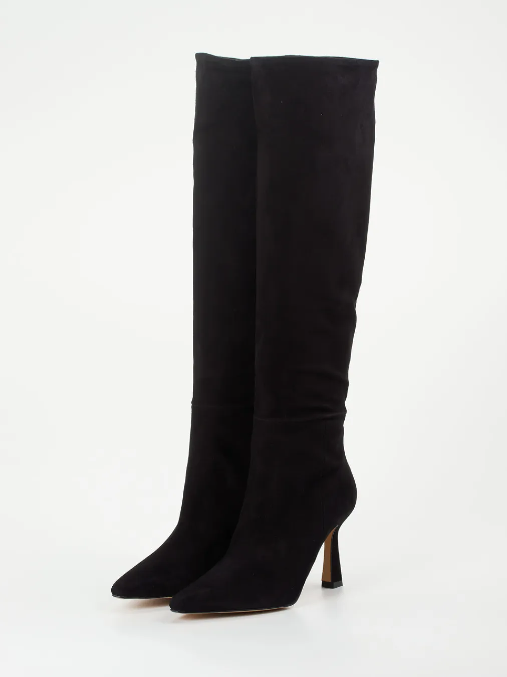 – Overknee-Stiefel aus Veloursleder-Konstantin Starke Best