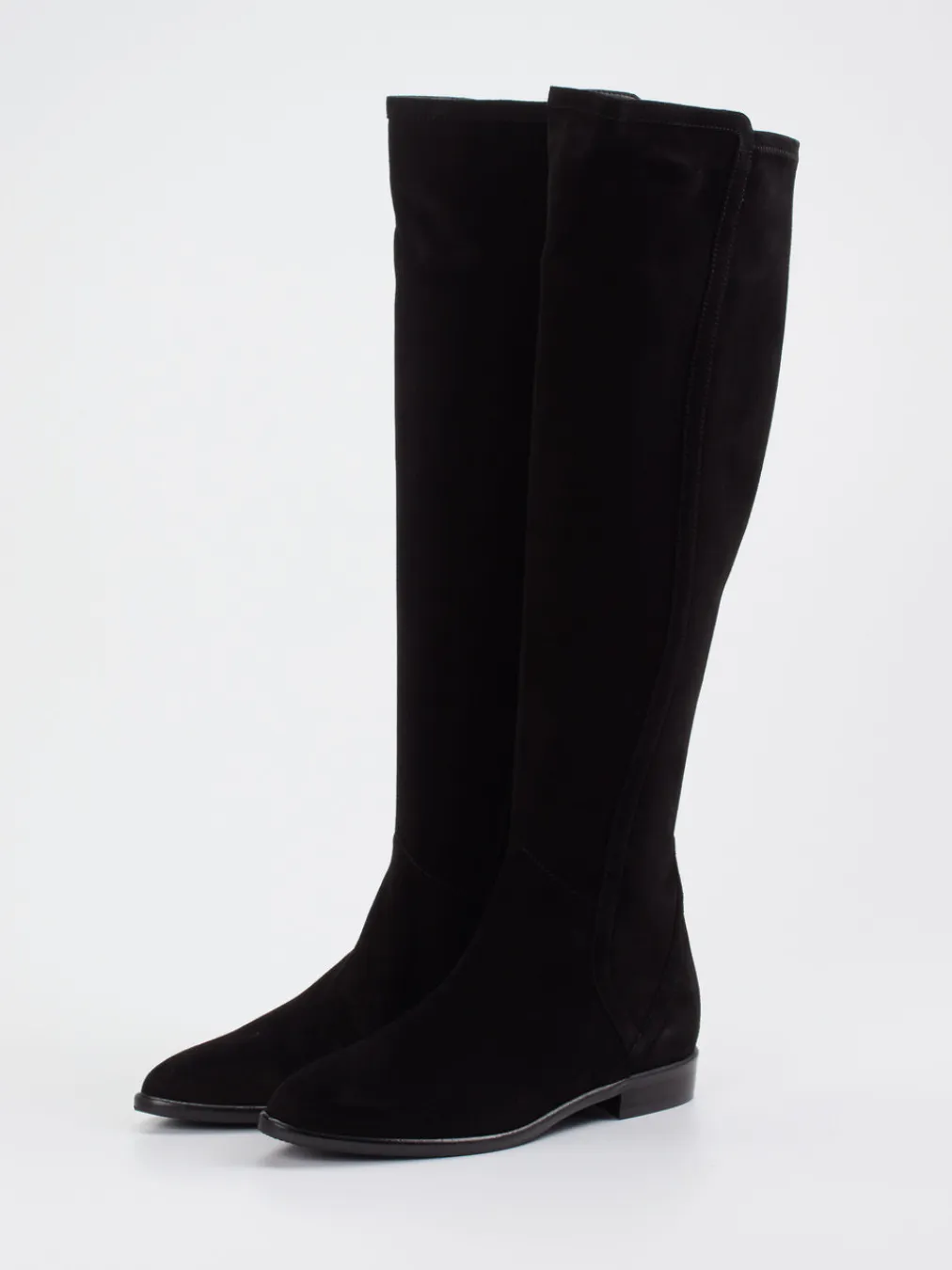 – Overknee-Stiefel aus Veloursleder-Konstantin Starke Discount