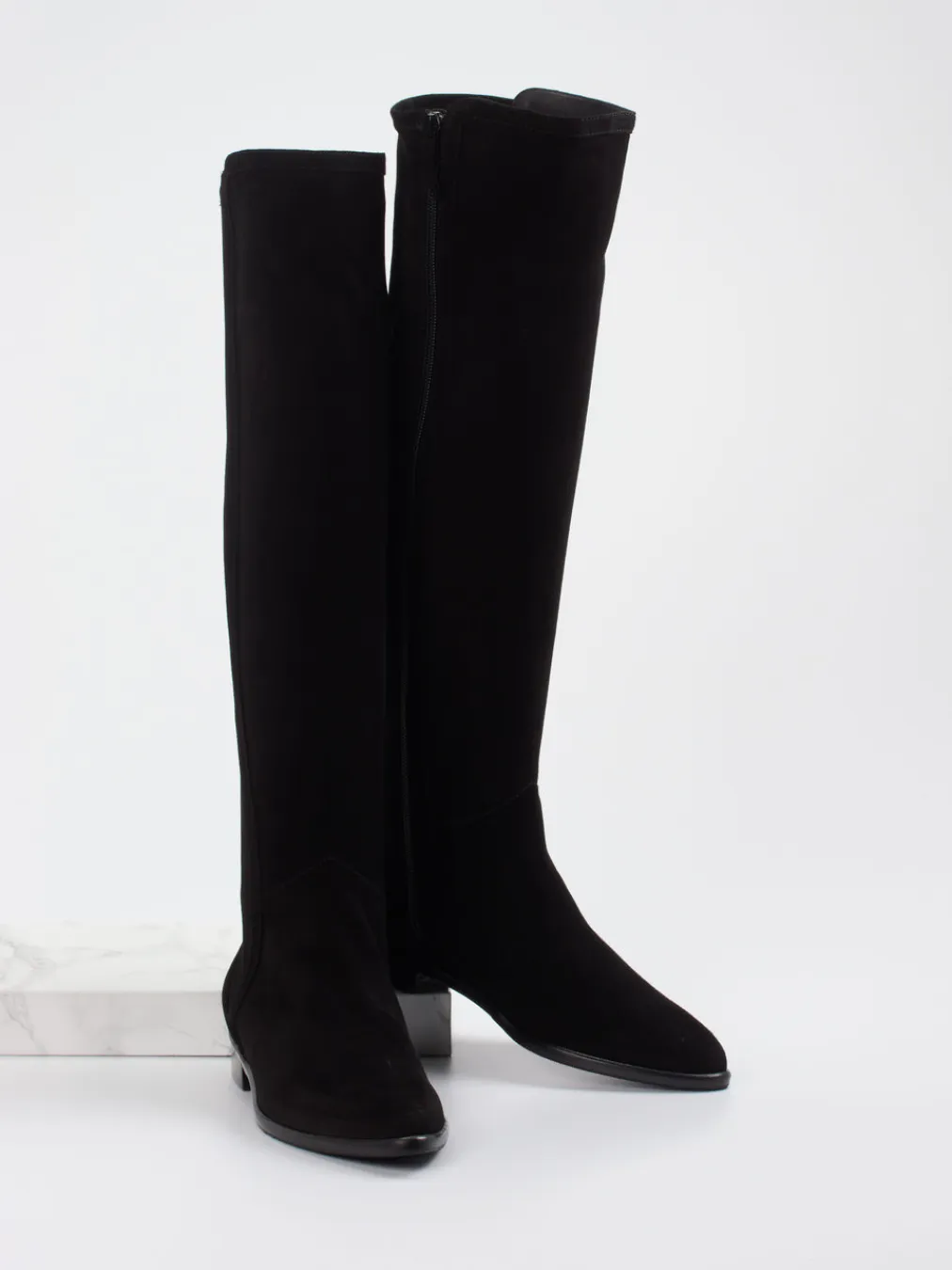 – Overknee-Stiefel aus Veloursleder-Konstantin Starke Discount