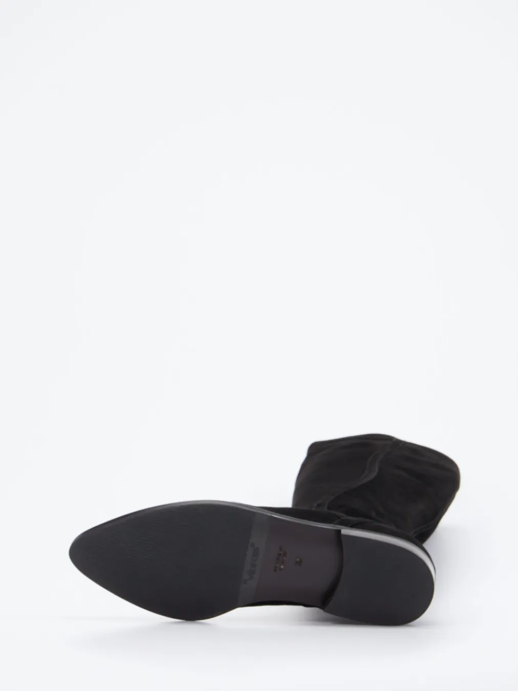 – Overknee-Stiefel aus Veloursleder-Konstantin Starke Discount