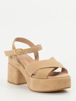 – Plateausandale aus Veloursleder-Konstantin Starke