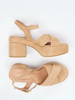 – Plateausandale aus Veloursleder-Konstantin Starke