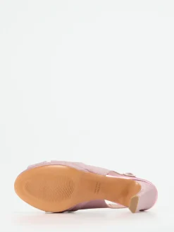 – Plateau-Sandalette aus Metallicleder Rosé-Konstantin Starke Online