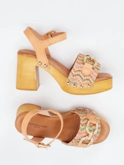 – Plateausandalen aus Veloursleder-Konstantin Starke Discount