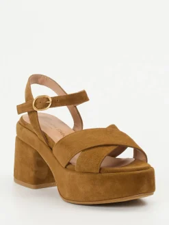 – Plateau-Sandaletten aus Veloursleder-Konstantin Starke Clearance