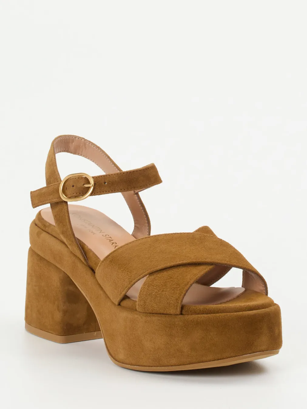 – Plateau-Sandaletten aus Veloursleder-Konstantin Starke Clearance