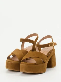 – Plateau-Sandaletten aus Veloursleder-Konstantin Starke Clearance