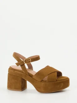 – Plateau-Sandaletten aus Veloursleder-Konstantin Starke Clearance