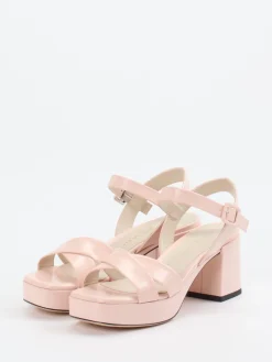 – Plateau-Sandalette aus Hochglanzleder-Konstantin Starke Outlet