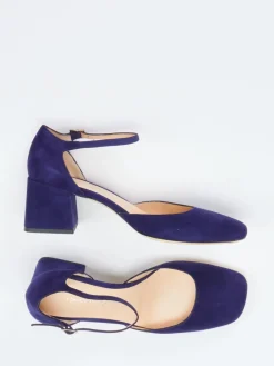 – Pumps aus Veloursleder tiefviolett-Konstantin Starke Best