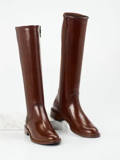 – Reitstiefel aus Lammleder kastanien-Konstantin Starke Clearance